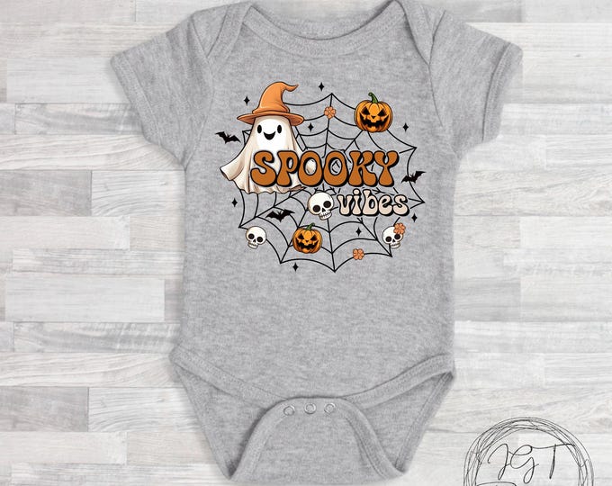 Spooky Vibes Halloween Baby Onesie® Bodysuit