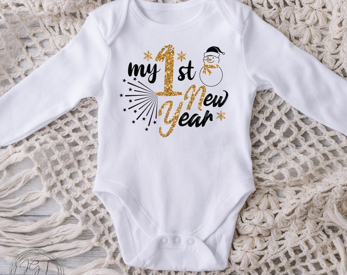 My 1st New Year's Baby Onesie® Bodysuit