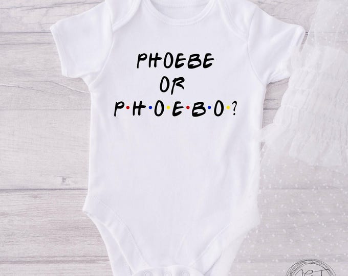 Gender Reveal Baby Onesie® Bodysuit -  Phoebe or Phoebo -