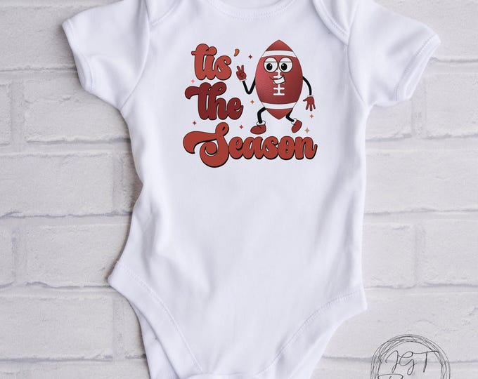 Tis The Season Football Baby Onesie® Bodysuit