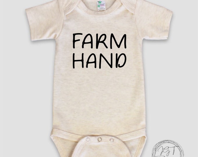 Farm Hand Baby Onesie® Bodysuit - Country Funny Bodysuit