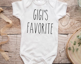 Gigi Baby Onesie® Bodysuit -  Gigi’s Favorite -  Minimalist -