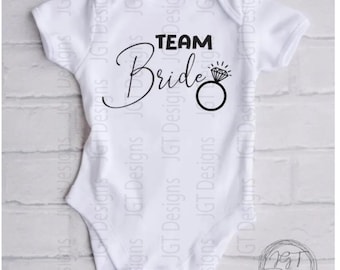 Wedding Baby Onesie® Bodysuit - Team Bride-  Baby of the Bride