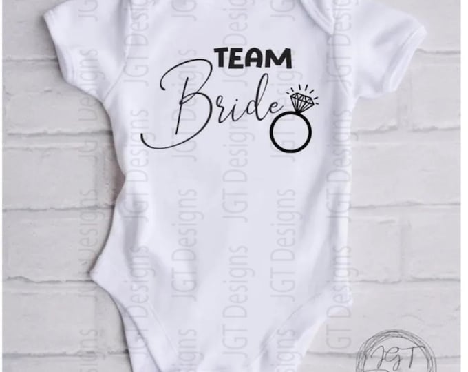 Wedding Baby Onesie® Bodysuit - Team Bride-  Baby of the Bride