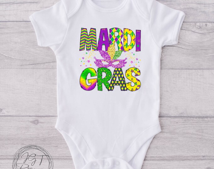 Mardi Gras Baby Onesie® Bodysuit -  Mardi Gras