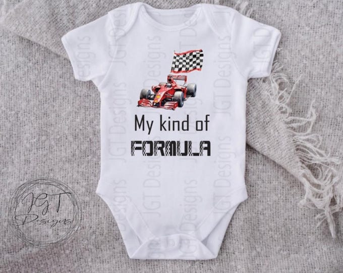 My Kind of Formula - Formula 1  Baby Onesie® Bodysuit