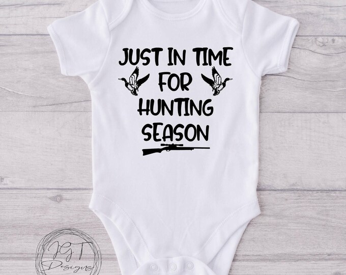 Duck Hunting Baby Onesie® Bodysuit - Just In Time For Hunting Season