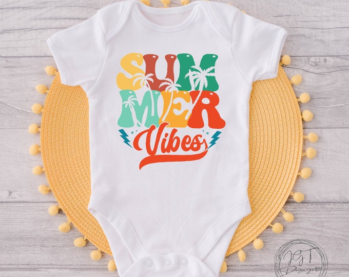 Summer Vibes Baby Onesie® Bodysuit