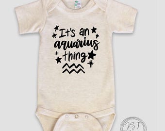 Aquarius Zodiac Baby Onesie® Bodysuit - It’s An Aquarius Thing