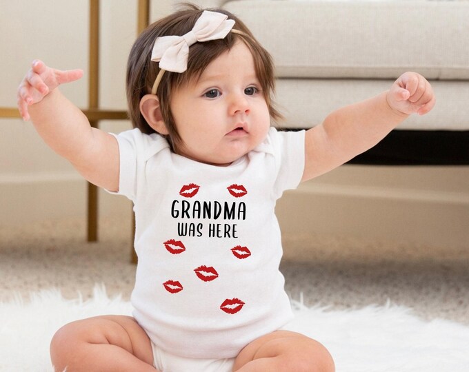 Grandma Was Here Baby Onesie® Bodysuit