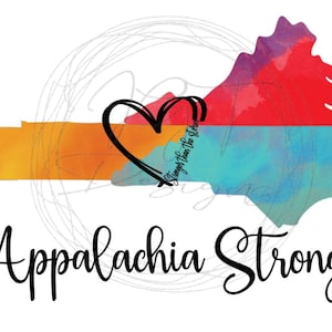 Appalachia Strong PNG-Datei - Nur Hurrikan Helene -Digitale Datei