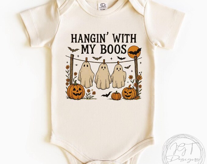 Hanging With My Boos Halloween Baby Onesie® Bodysuit