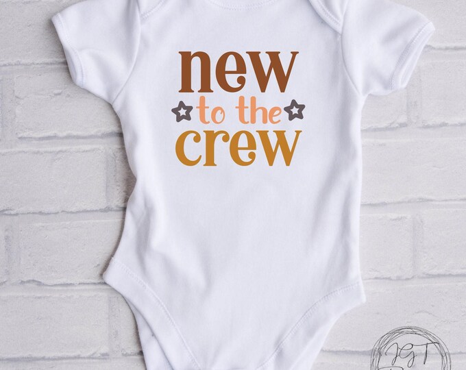 New To The Crew Boho Baby Onesie® Bodysuit - Newborn Bodysuit