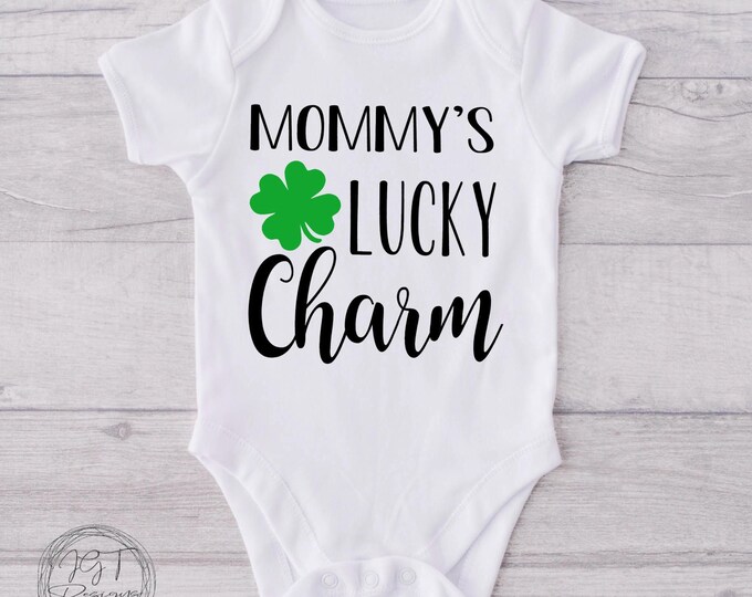 St. Patrick's Day Baby Onesie® Mommy's Lucky Charm Bodysuit