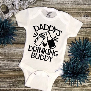 inktastic Daddys Drinking Buddy Girl Infant Creeper inktastic Daddys Drinking Buddy Girl Infant Creeper