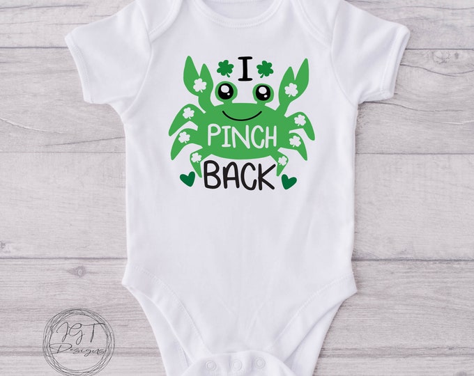 St. Patrick's Day Baby Onesie® Bodysuit -  I Pinch Back St. Patrick’s Day