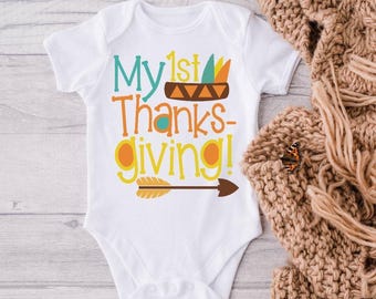 My First Thanksgiving Baby Onesie® Bodysuit - Fall