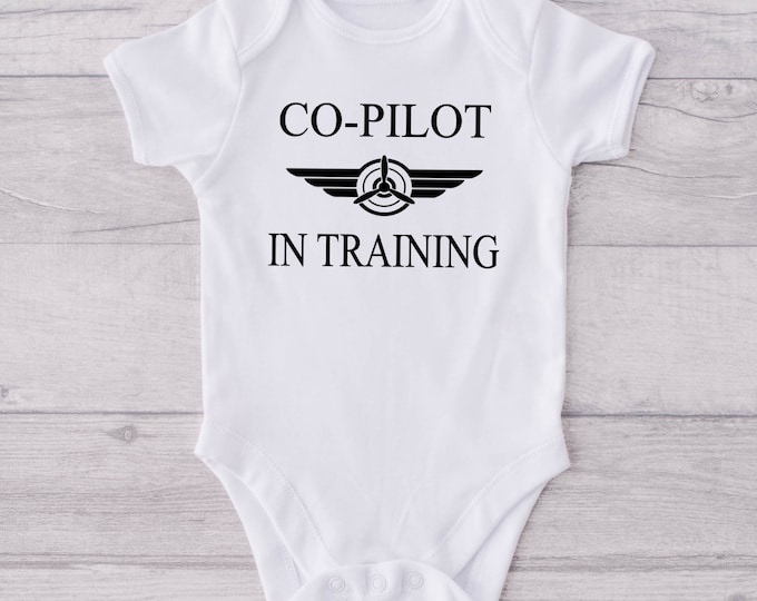Pilot Baby Onesie® Bodysuit -  Co Pilot In Training -