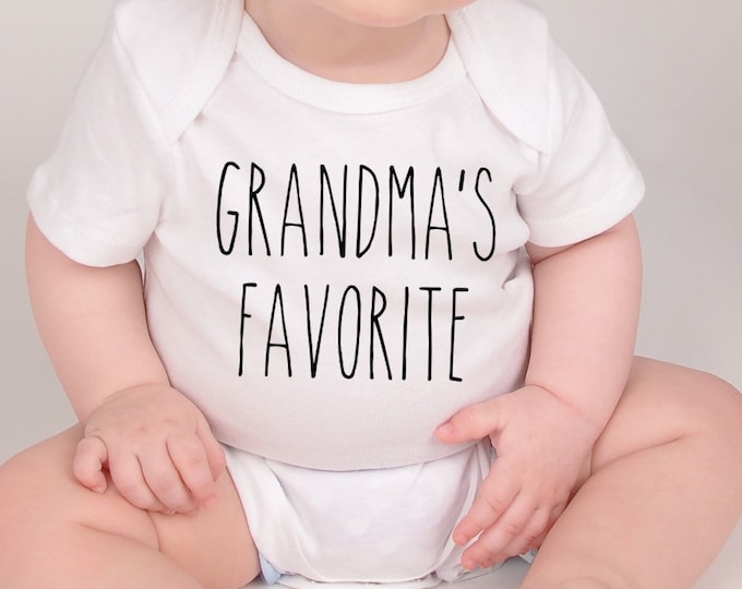 Grandma's Favorite Baby Onesie® Bodysuit