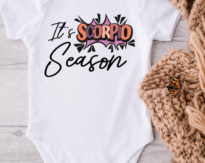 Scorpio Zodiac Baby Onesie® Bodysuit -  It’s Scorpio Season -