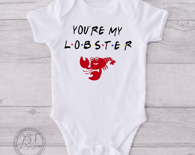You're My Lobster Baby Onesie® Bodysuit - Friends TV Inspired