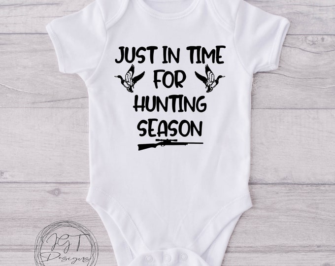 Duck Hunting Baby Onesie® Bodysuit - Just In Time For Hunting Season