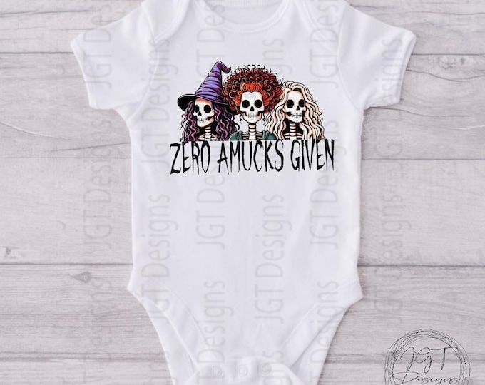 Zero Amucks Given Halloween Baby Onesie® Bodysuit