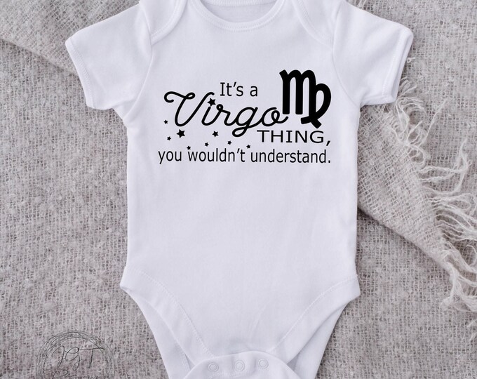 Virgo Zodiac Baby Onesie® Bodysuit - It’s A VirgoThing