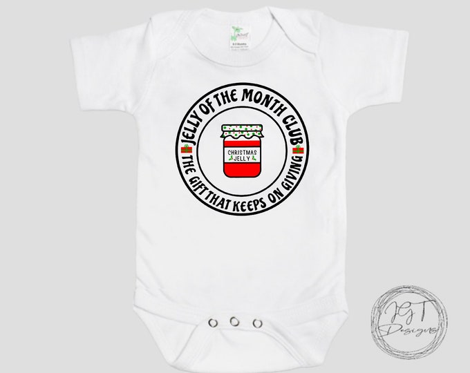Jelly of The Month Club Christmas Baby Onesie® Bodysuit - Christmas Vacation Inspired