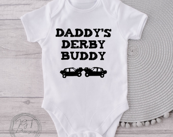 Demolition Derby Baby Onesie® Bodysuit -  Daddy’s Derby Buddy