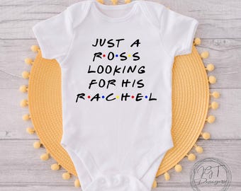 Ross Looking For His Rachel Baby Onesie® Bodysuit - Friends TV Inspired