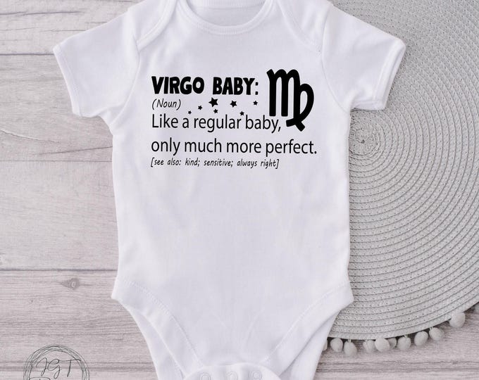 Virgo Zodiac Baby Onesie® Bodysuit -  Virgo   Toddler Tee Tshirt -