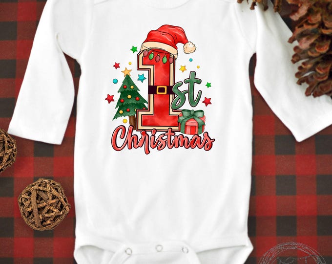 My 1st Christmas Baby Onesie® Bodysuit