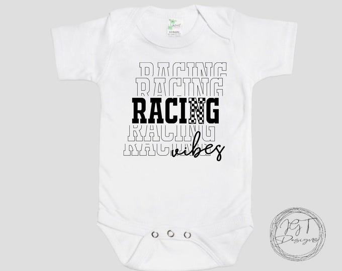 Racing  Vibes Baby Onesie® Bodysuit