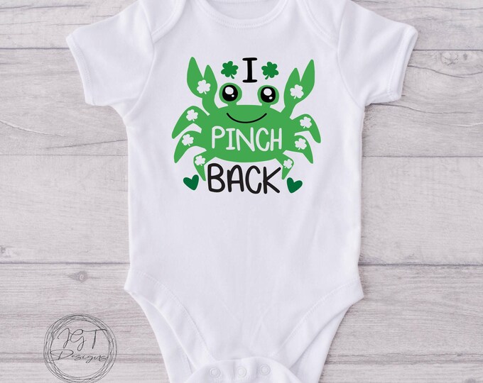 St. Patrick's Day Baby Onesie® Bodysuit -  I Pinch Back St. Patrick’s Day