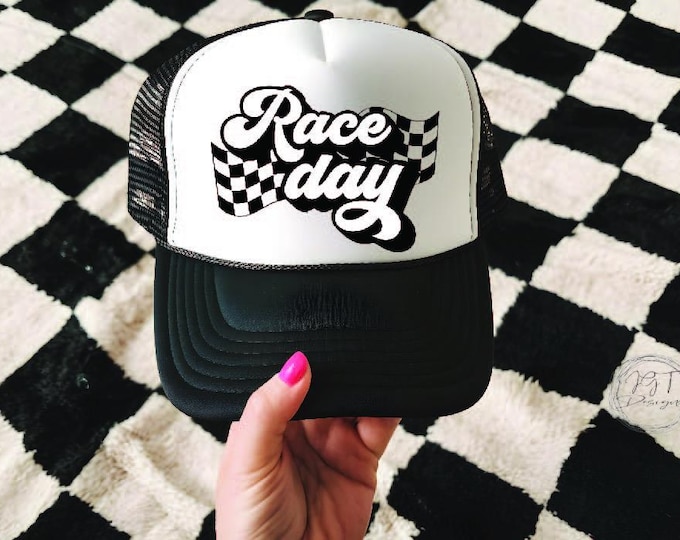 Race Day Trucker Hat, Racing Hat