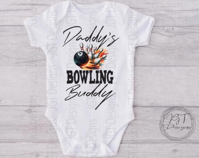 Daddy’s Bowling Buddy- Bowling Baby Onesie® Bodysuit