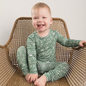 Yellowstone Bamboo Two Piece Toddler Pajamas