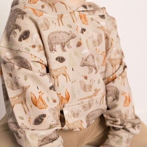 Forest Animals Bamboo Hoodie