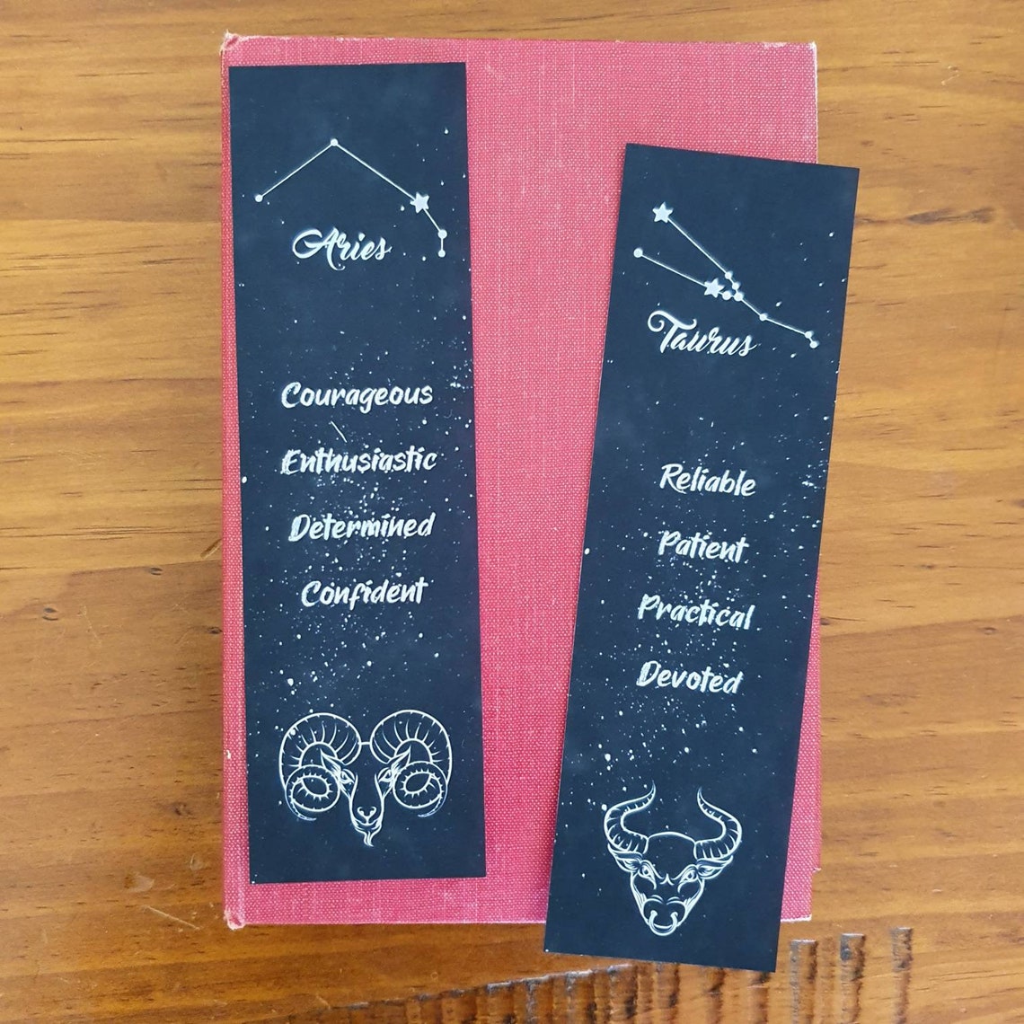 Printed Bookmark Zodiac Constellation | Etsy