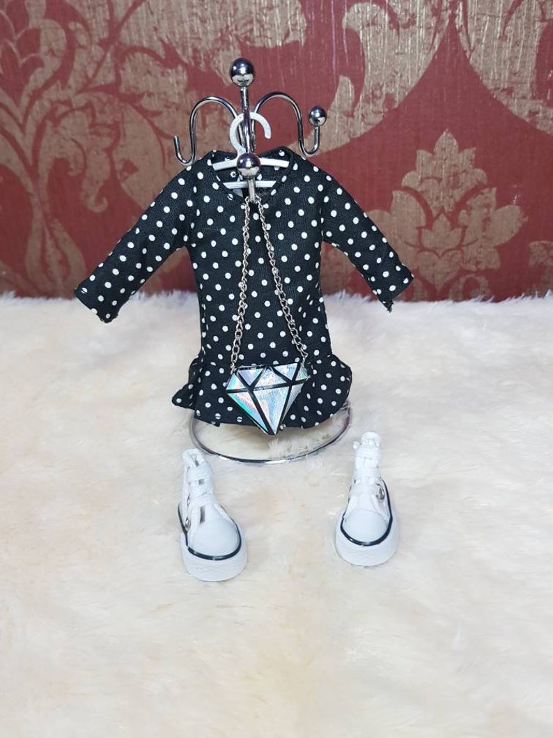 Blythe dress polka dress