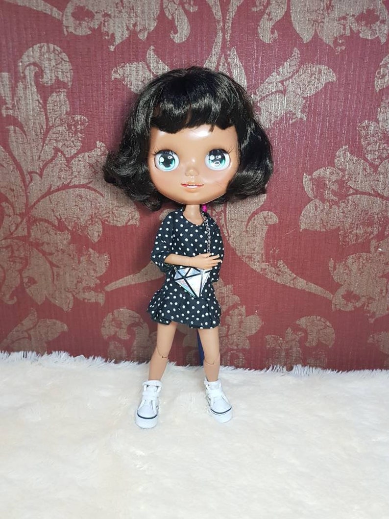 Blythe dress polka dress
