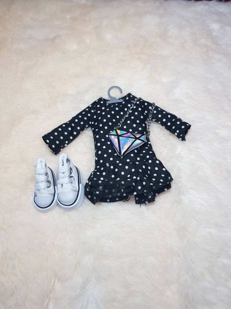 Blythe dress polka dress