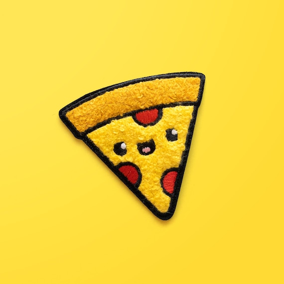 Pizza Slice Stick On Chenille Patch Pizza Slice Stick On Chenille Patch