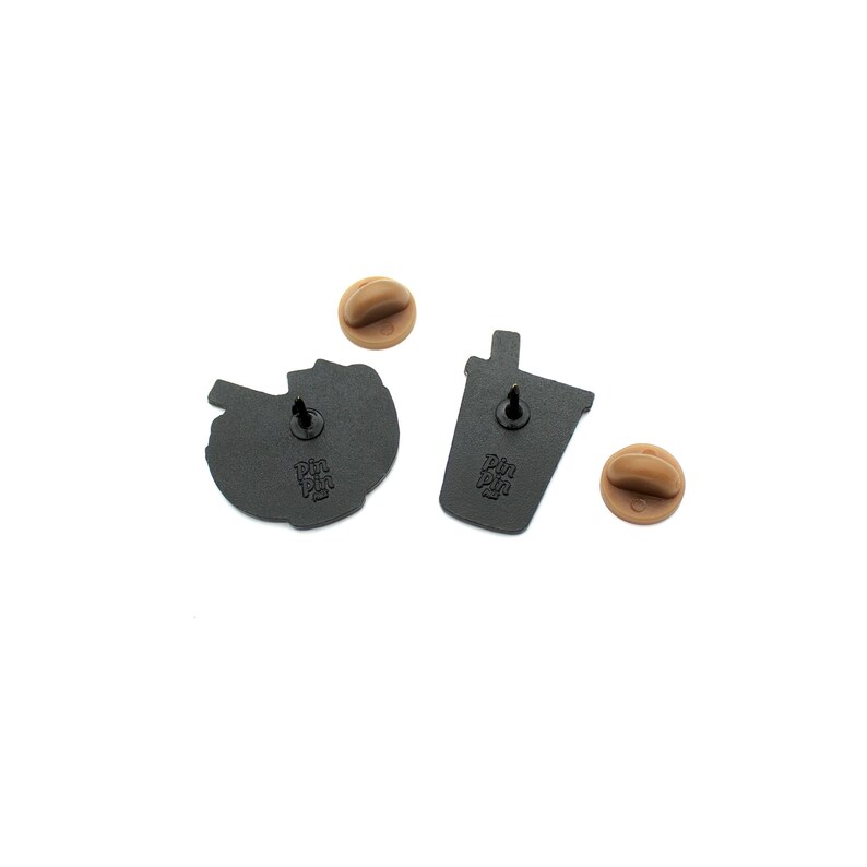 Ramen & Boba Enamel Pin Set of 2 Soft Enamel Pins Lapel Etsy