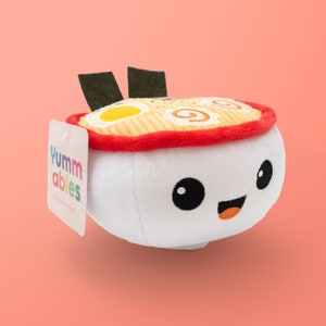 Soft & Cuddly Ramen Plushie - Perfect Gift for Food Lovers - Kawaii Style - Food Plush - Stuff Animal - Cute Food - Foodies Gift