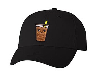 Boba Hat - Bubble Tea Hat - Dad Hat - Foodie Hat - Foodie Gifts - Boba Chenille Patch - Pals & Co.