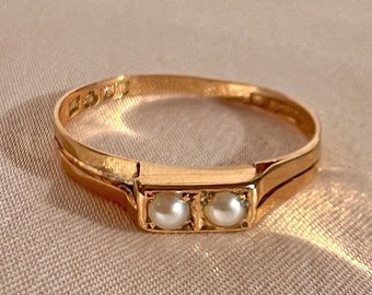 Antique Pearl Swedish Ring 1927