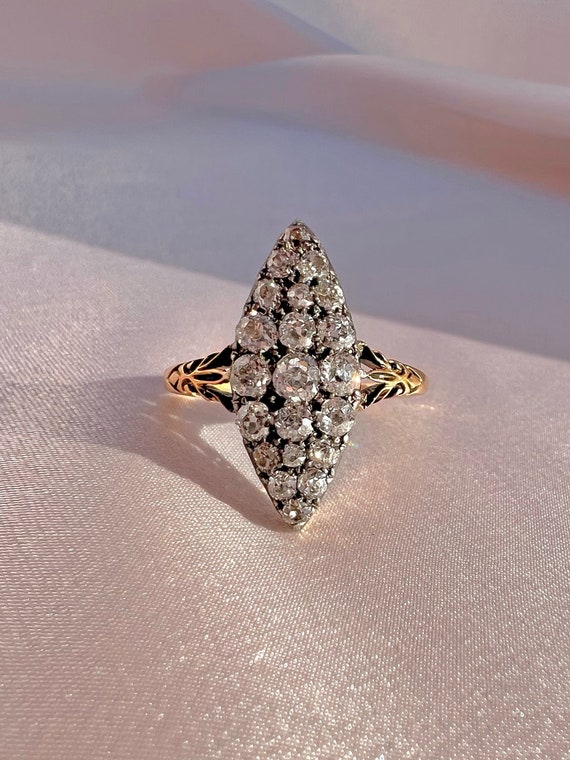 Antique Diamond Marquise Ring