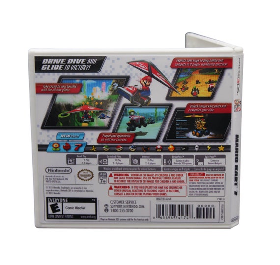 Nintendo 3DS Mario Kart 7 Reproduction Game Case & Cover Art NO GAME DISC -  Etsy Israel | Nintendo-3DS-Spiele